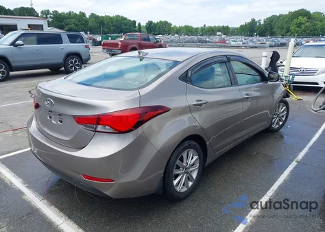 2014 Hyundai Elantra Se from USA, damaged, VIN 5NPDH4AE6EH535159